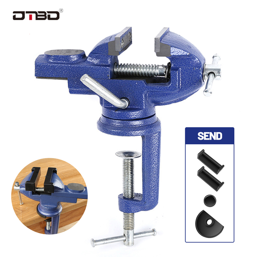 【Upgrade Your Style】 70mm Bench Vise Multifunctional Jewelers Vice Clamp-On Bench Vise With Large Anvil Clamp On Table Mini Hand Tool
