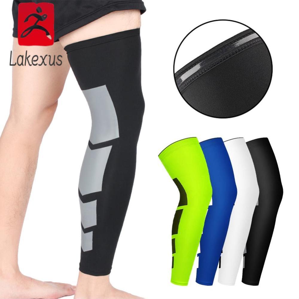 Lakexus 1 miếng che chân chống nắng đi xe đạp chạy tập thể dục bảo vệ đầu gối thể thao bảo vệ ống chân bóng đá bóng rổ đồ bảo hộ thể thao áp đàn hồi cao ngoài trời