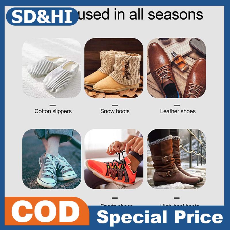 SD&HI เครื่องเป่ารองเท้าไฟฟ้าแบบแห้งเร็วอุปกรณ์เป่ารองเท้าบูทสำหรับหอพักที่บ้านเครื่องเป่ารองเท้า24Hr แบบ USB - ยี่ห้อ SD&HI ราคา 381 บาท*ส่งฟรี