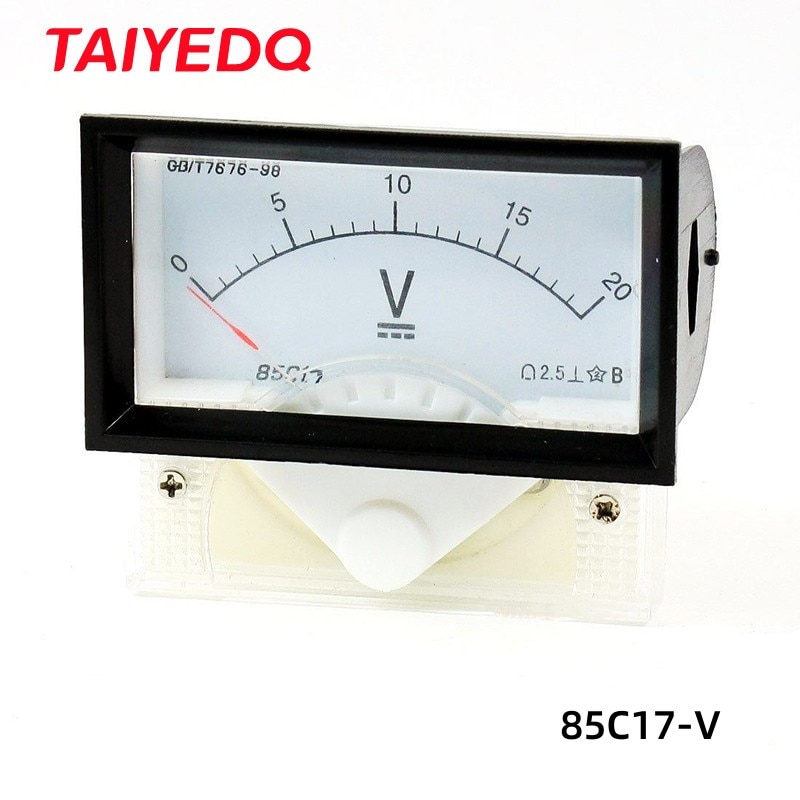 {:“》: 85c17 5v 10v 15v 20v 30v 50v 100v 250v 300v 450v 1000v dc panel meter voltmeter for voltage testing