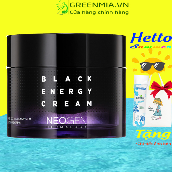 Kem Dưỡng Neogen Cấp Nước Nuôi Dưỡng Làn Da Dành Cho Da Dầu Và Da Nhạy Cảm Neogen Dermalogy Black Energy Cream 80ml nhập khẩu