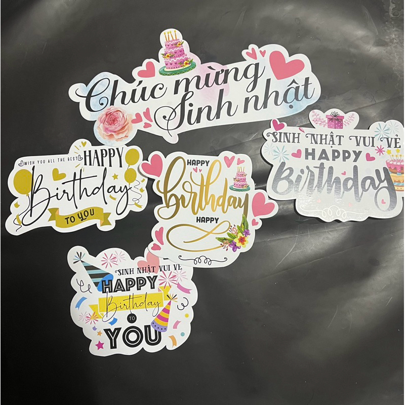 Sét 10 cái banner chúc mừng sinh nhât