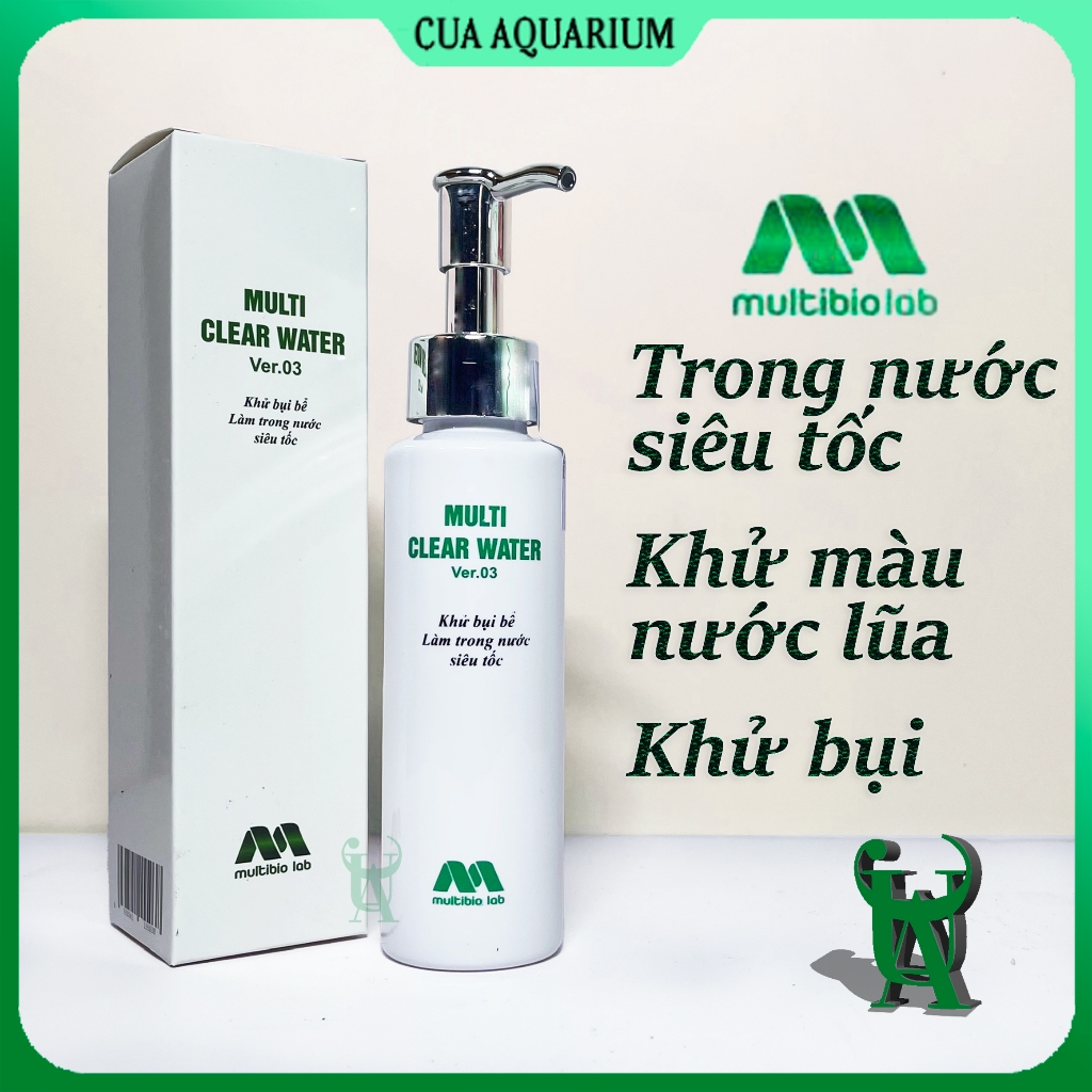 Multi Clear Water - Làm trong nước bể cá thuỷ sinh siêu tốc