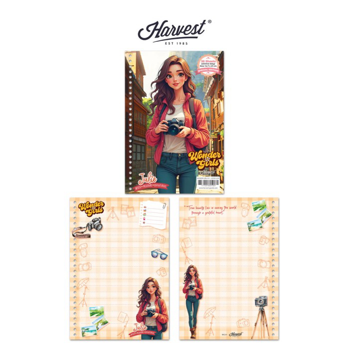Loose Leaf / Kertas Binder Harvest A5 Wonder Girls - Julie