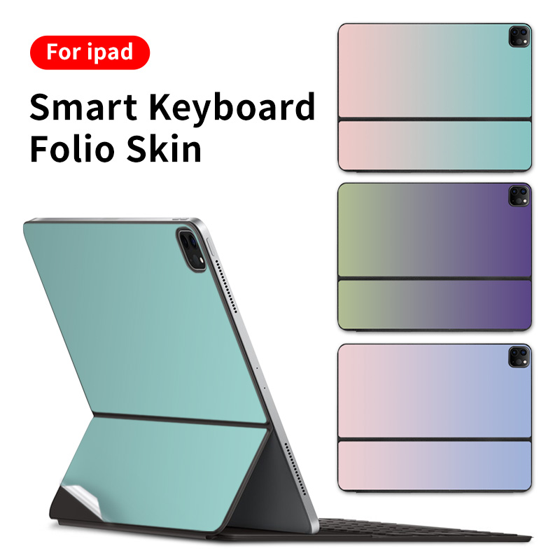 【Shop with Confidence】 Film For 2020/2021/2022 Pro6/5/4/3/2 Smart Keyboard Folio Gradient Skin Sticker 11inch/12.9 inch Protective Cover Keyboard