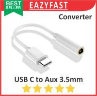 Converter Adapter USB Type C to Jack Socket Audio Aux 3.5mm Cable Kabel Headset 3.5 mm Konverter Universal