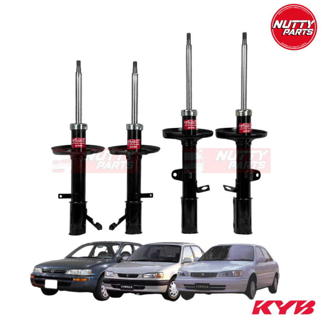 KYB EXCEL-G โช้คอัพหน้า-หลัง (แกน18mm) TOYOTA COROLLA AE101,EE101,AE110,AE111,AE112 ราคา 3,099 บาท*ส่งฟรี