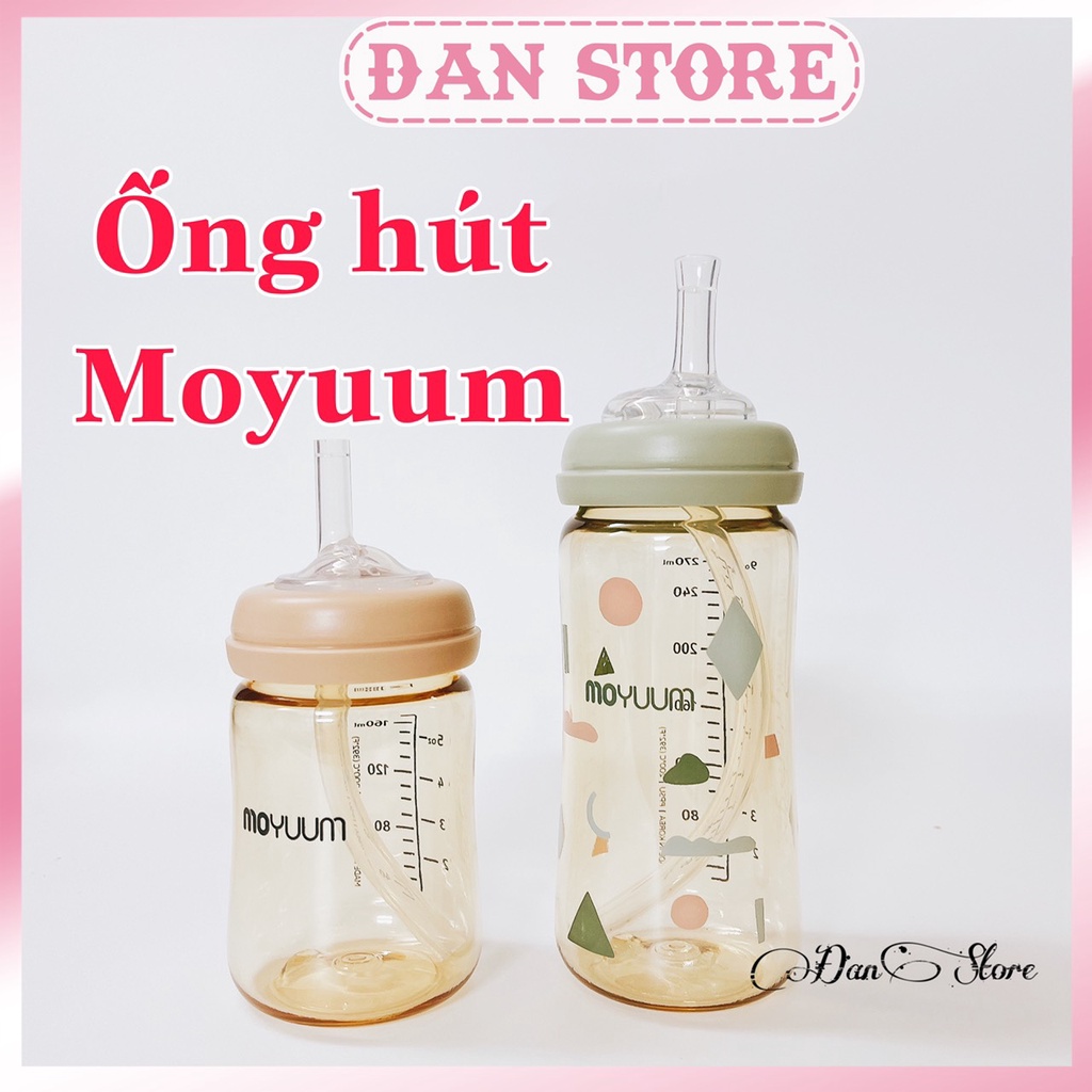 Ống hút cho bình sữa moyuum, ống tập hút bình moyuum 170ml 270ml cho bé