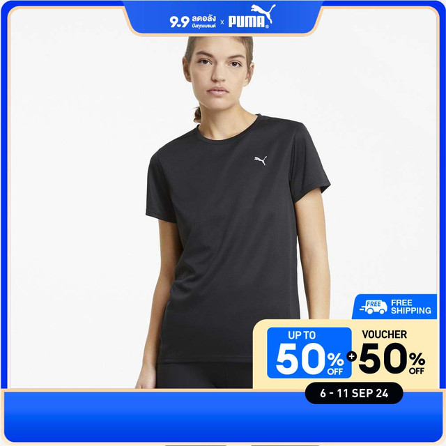 PUMA RUNNING - Favourite Short Sleeve Women's Running Tee Black - 52018101 ราคา 850 บาท*ส่งฟรี