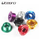 Litepro Hollowtech Crank Bìa Vít M18 M19 M20 Bộ Trục Khuỷu Hợp Kim Nhôm Cho Xe Đạp Leo Núi Chanring Nut Đầy Màu Sắc Bánh Xích Shimano IXF