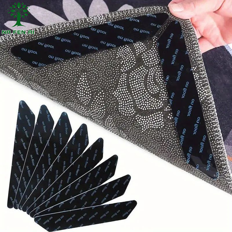NA FEN AI Triangle Carpet Non-Slip Pads for Home Floor Mat Stability ราคา 20 บาท*ส่งฟรี