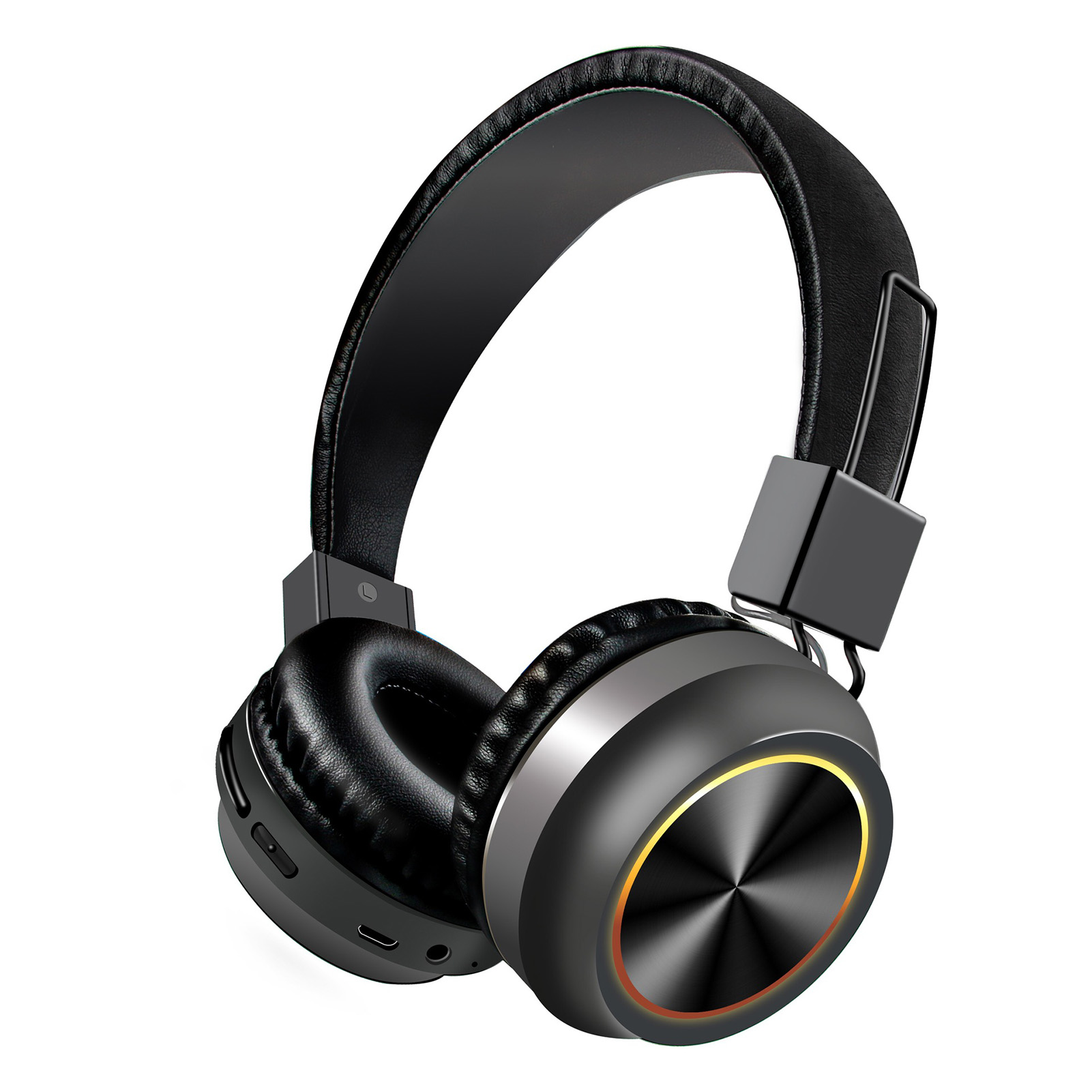 LM Wireless Bluetooth-compatible 5.0 Foldable LED 3D Stereo Noise Reduction Headphone Headset ราคา 436 บาท*ส่งฟรี