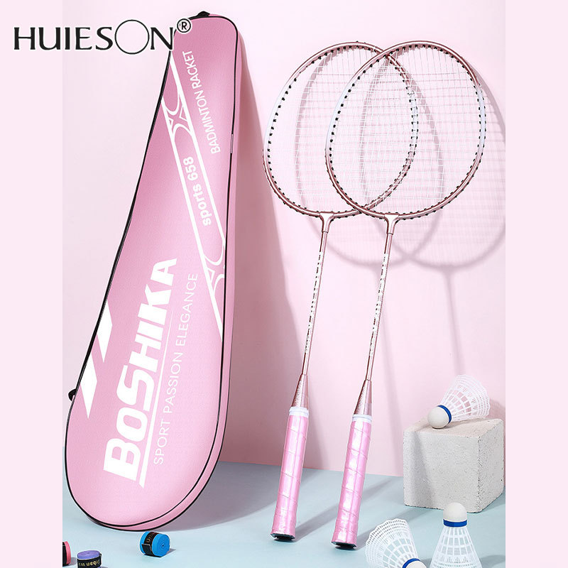 HUIESON nhà Máy VỢT CẦU LÔNG sản xuất bán buôn trẻ em mới bắt đầu Bộ dành cho người lớn ferroalloy