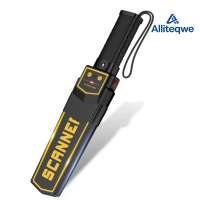 Handheld Metal Detector Wand Security Scanner Security Wand Metal Detector Metal Detector Wand Built-in 9v Battery Adjustable Sound Vibration Alerts Nail Finder