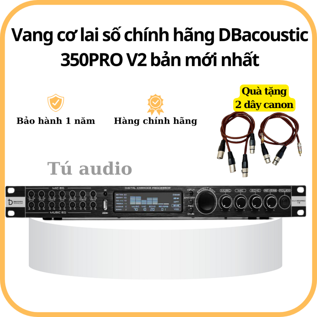 Vang cơ lai số dB Acoustic KM 350 Pro V2 Vertion 2- Hàng Chính Hãng