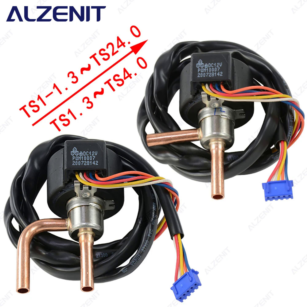 Cho sanhua DPF loạt tác động trực tiếp điều khiển áp suất biến tần điều hòa không khí DC12V điện tử mở rộng Van Điều hòa một phần