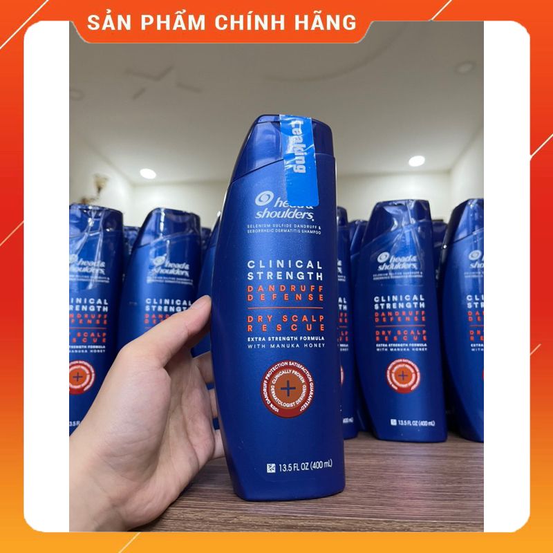 Link mới date 2025 dầu gội head & shoulder clinical strength shampoo 400ml - usa