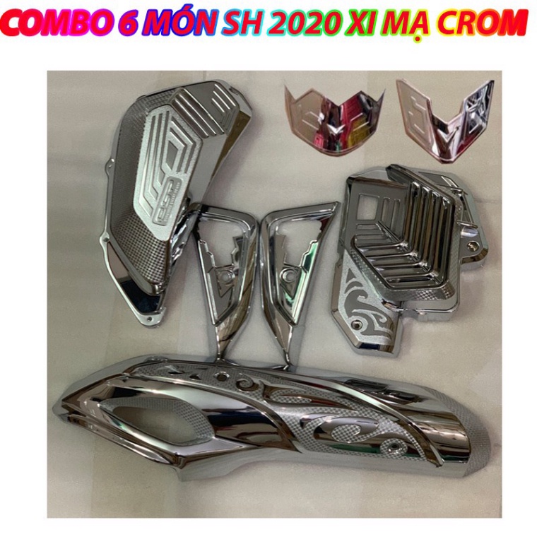 COMBO 6 MÓN SH 2020 - Sh 2021 - SH 2022 - 2021 XI MẠ CRÔM ( HÀNG CỦA ARTISTA) Nhựa ABS Cao Cấp