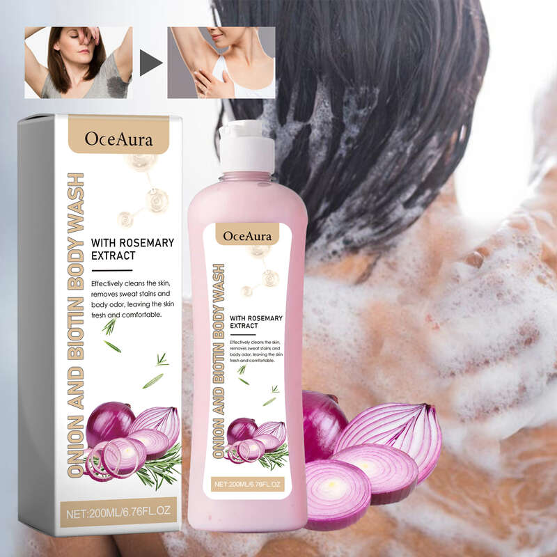 Aono Store OceAura Onion Biotin Rosemary Bath Gel Ấm Mùi Giảm Khô Làm Sạch
