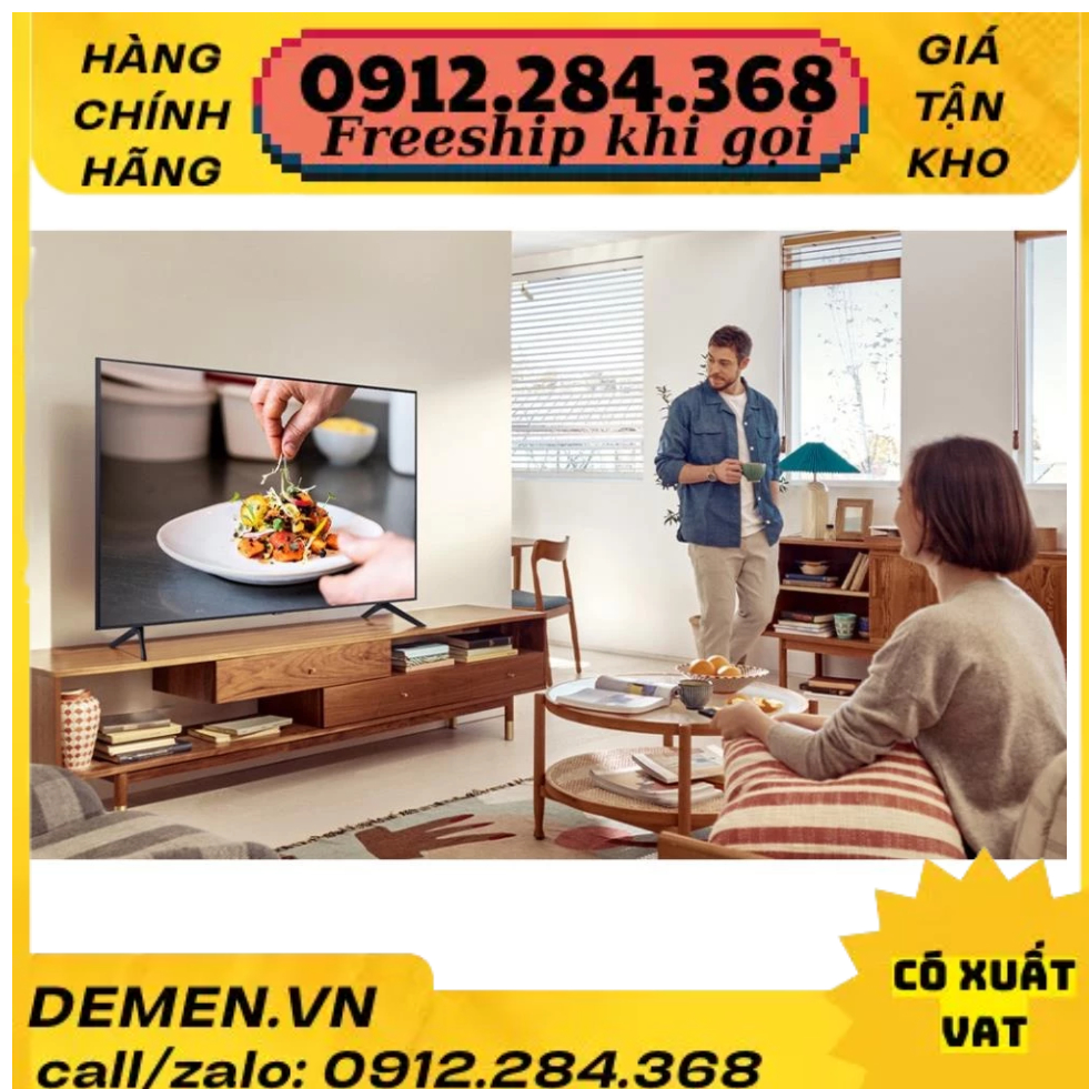 Smart Tivi Samsung 43 Inch 4K UHD UA43AU7000KXXV - Mới 100% DEMEN