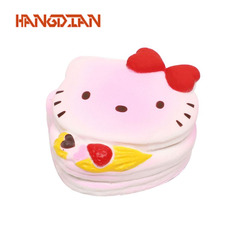 HANGDIAN Cute Kitty Cat Squishy Toy with Slow Rebound, Stress Relief and Fun Play ราคา 52 บาท*ส่งฟรี
