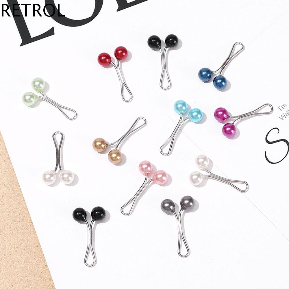 RETROL Tính khí Hợp thời trang Khăn lụa Khóa Quần áo Phụ Kiện Cho Cô Gái Đồ Trang Sức bên Phụ nữ Trâm Cài Hồi giáo Khăn Khăn Choàng Clip Hijab SCARF Clips Khăn trùm đầu Pins Clips