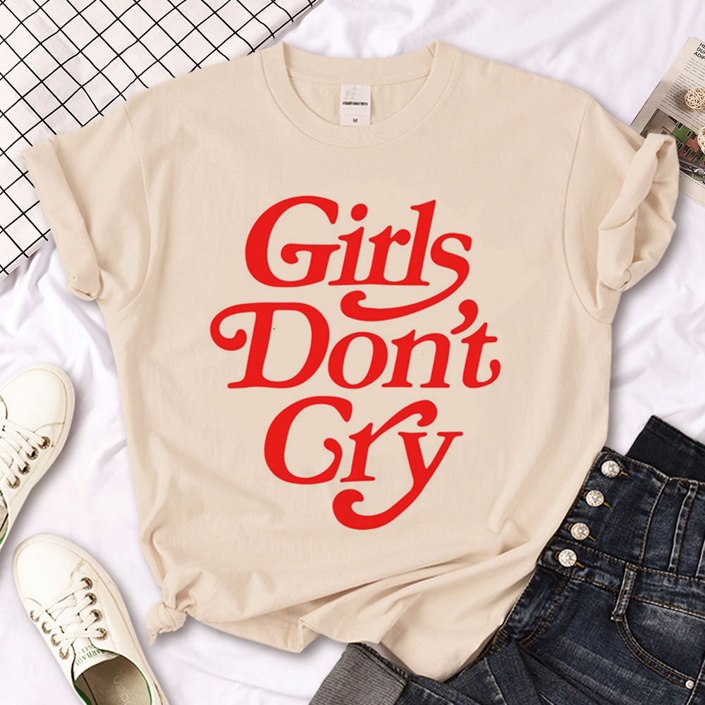 New store openingGirls Dont Cry t shirt women Y2K harajuku manga t shirt girl designer clothing2025 COD