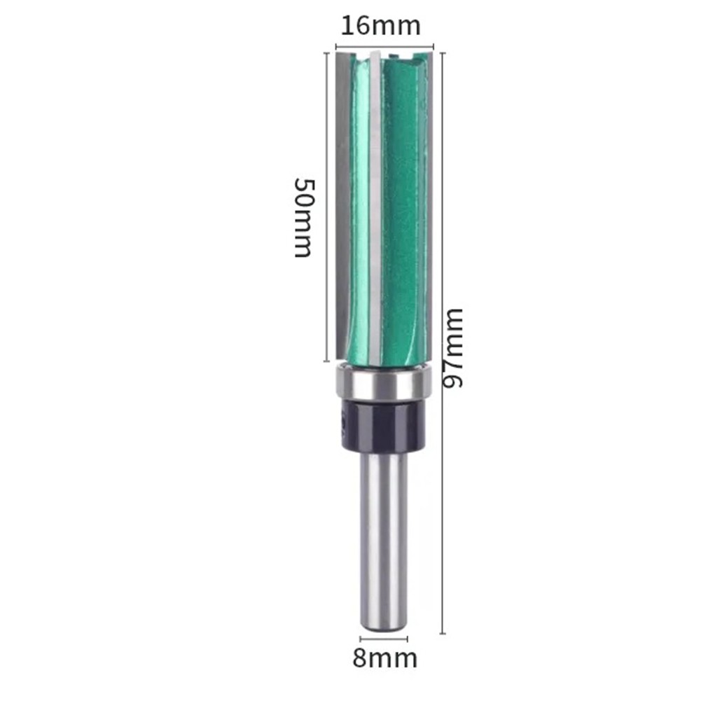 Comforhome chịu lực cao Bộ định tuyến gia công gỗ 8mm chân bốn lưỡi cắt chính xác