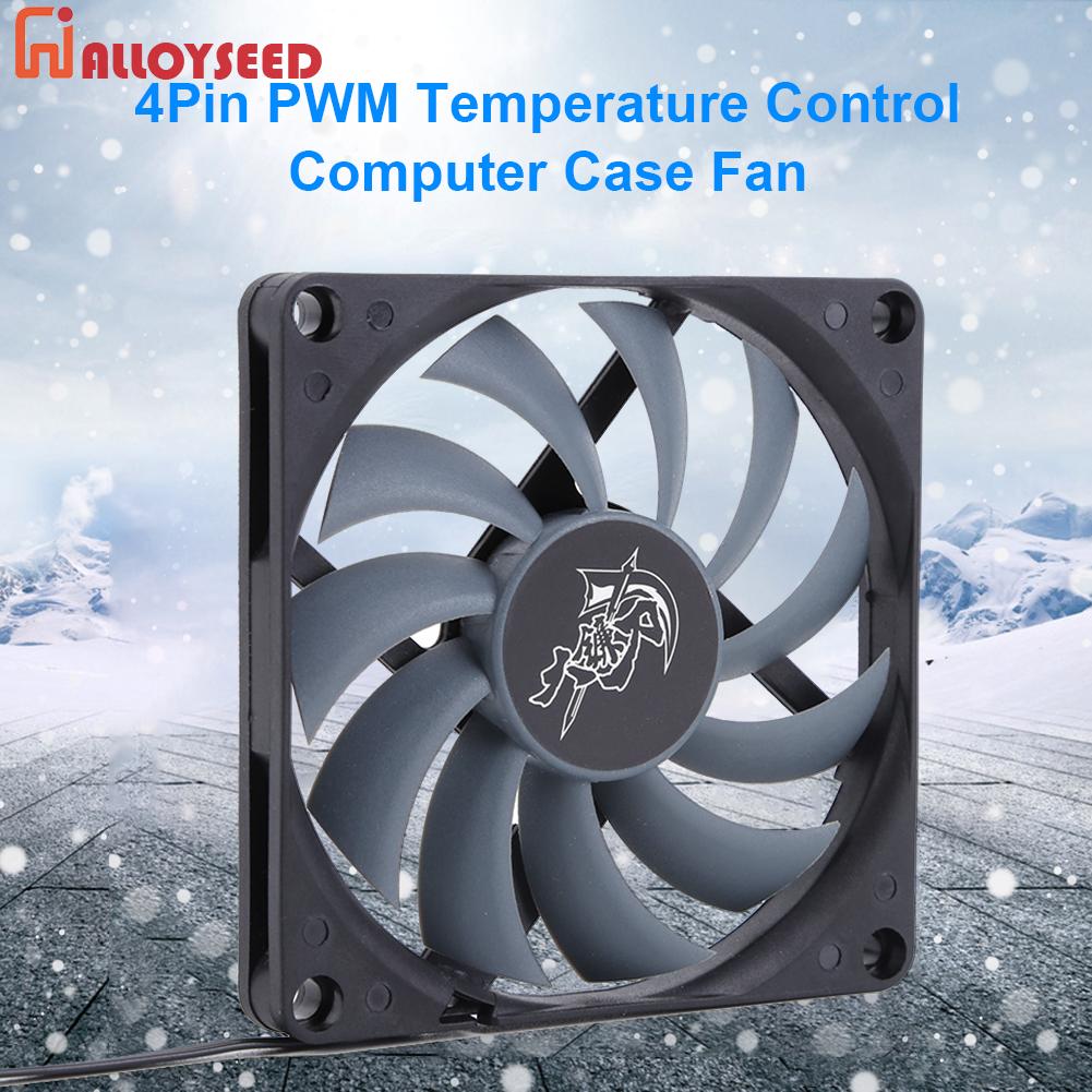 KH12H-P 8cm 4 Pin 3000RPM Speed Temperature Control PWM Computer Case Fan