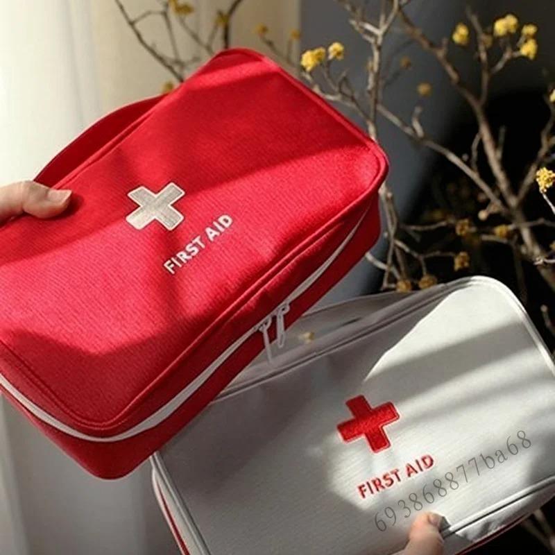 Túi đựng dụng cụ sơ cứu trống lớn - Túi cứu hộ khẩn cấp di động cho xe hơi gia đình ngoài trời