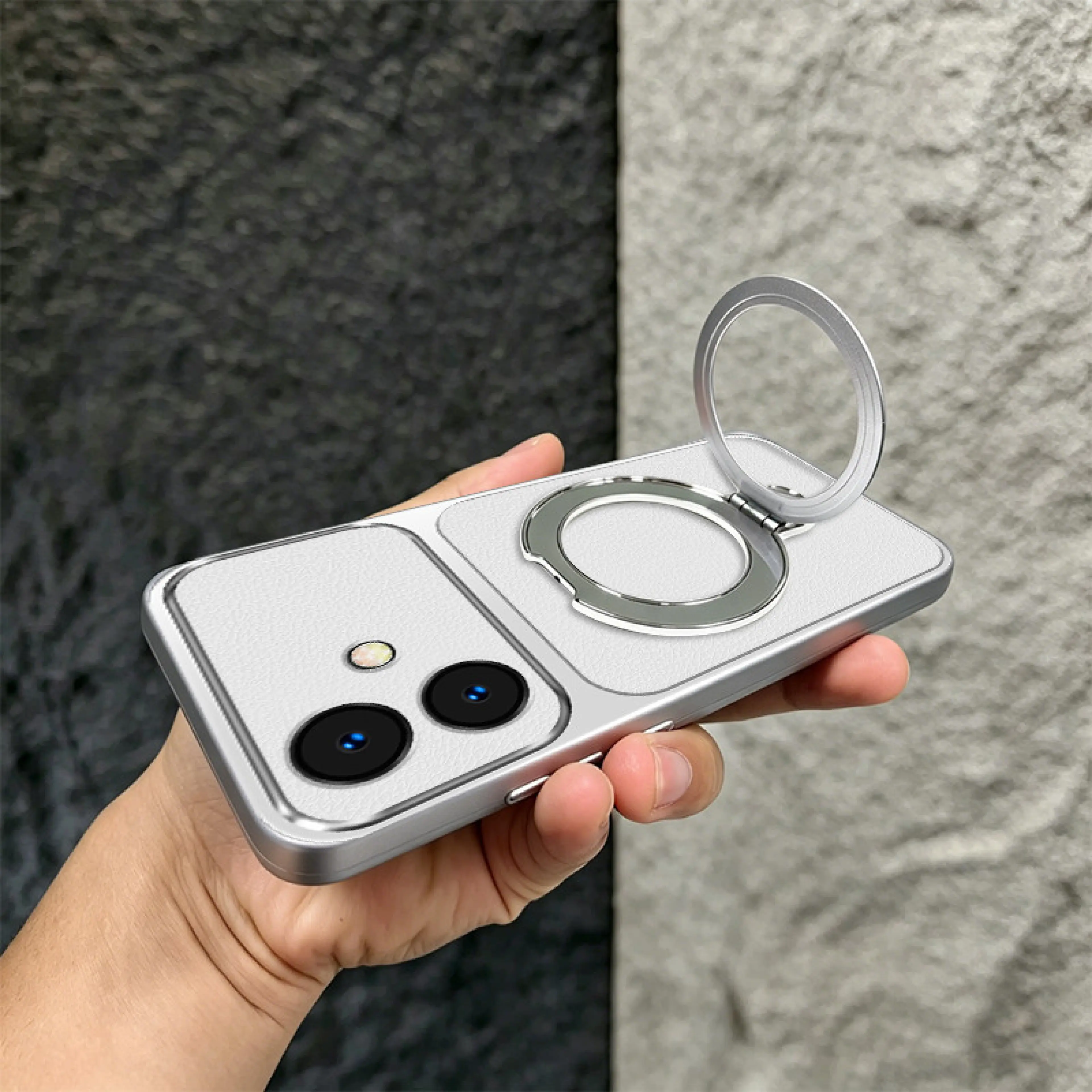 เคส PBZZ 2 in 1 สำหรับ OPPO a3x A5i a40 a40m a20 4g a3 pro 5g 2024 เคสศัพท์แบบนิ่มกันกระแทก ดีไซน์ใหม่สวยงามพร้อมที่จับ TBUZJ2