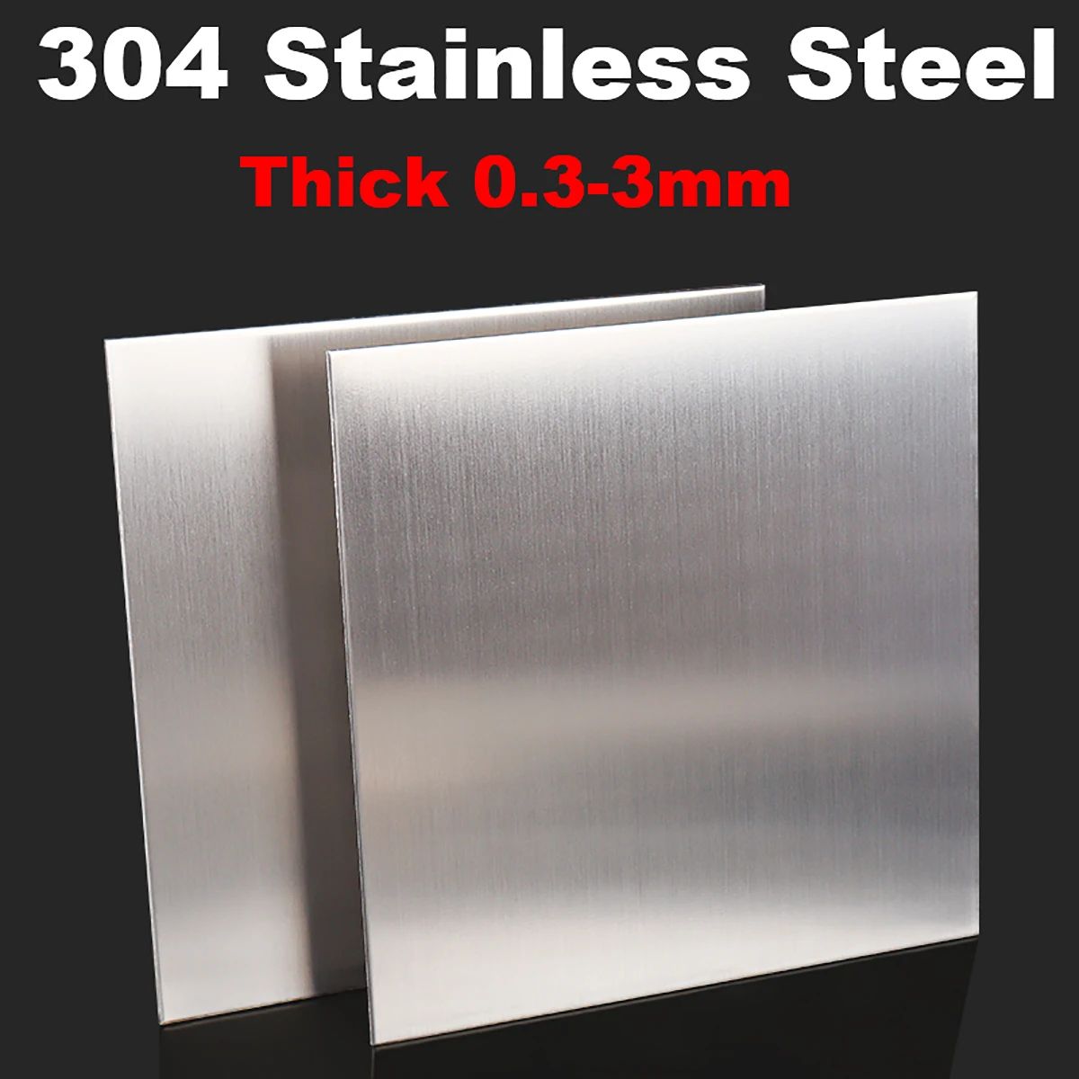 Lamiera In Acciaio Inox 304 Sottile: Spessori Da 0.05 A 0.5mm (lastra 150x25mm Circa)