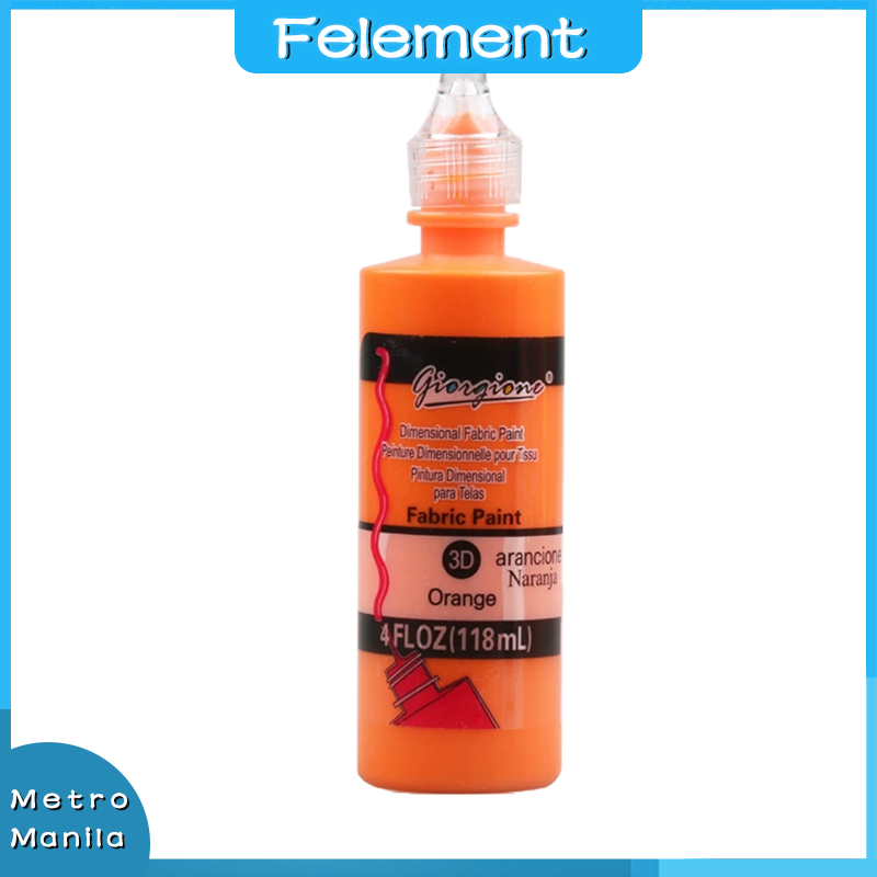 118ml Fabric Paint 3d Stereo Manual Diy Hand-Painted Painting Permanent Textile Paint