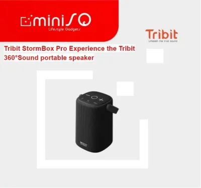 Tribit StormBox Pro Experience the Tribit 360°Sound portable speaker