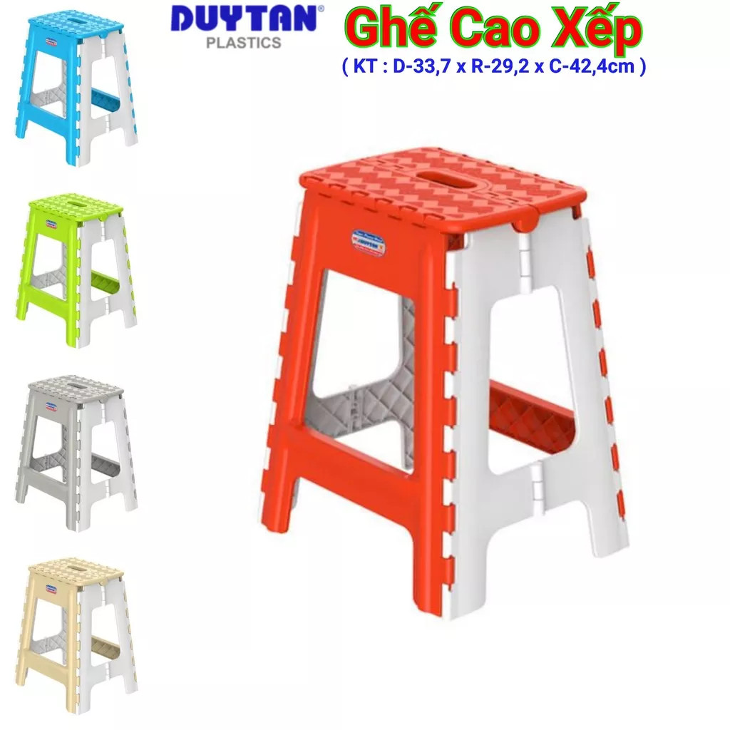 Ghế cao xếp duy tân 943 - xếp gọn, cứng cáp, vững chắc, an toàn | hibuddy