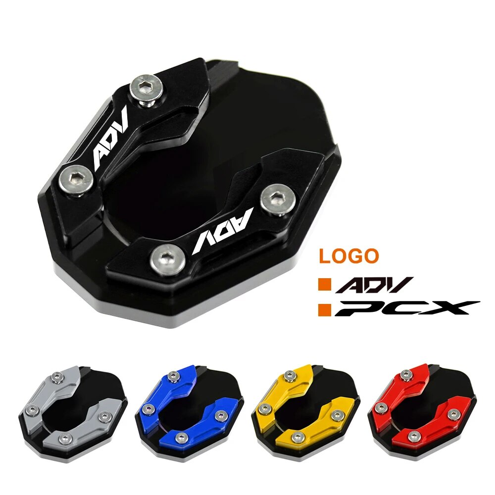 Phụ kiện xe máy cho Honda adv150 adv350 pcx160 pcx150 ADV PCX 350 160 150 bên đứng phóng to tấm chân đế mở rộng