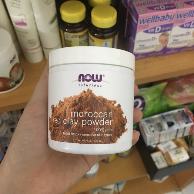 Bột đất sét đỏ Now Moroccan Red Clay Powder 170g - SẢN PHẨM ĐƯỢC YÊU THÍCH SĂN ĐÓN TRÊN THỊ TRƯỜNG HIỆN NAY, HÀNG DÙNG SIÊU THÍCH MỜI KHÁCH YÊU TRẢI NGHIỆM, SHOP CHỌN LỌC KĨ LƯỠNG!