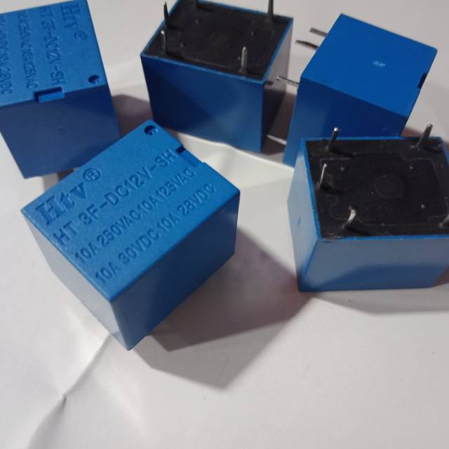 RELAY 12V 10A - 5 Pin Htv Harga 6,500 rupiah*Gratis Ongkir