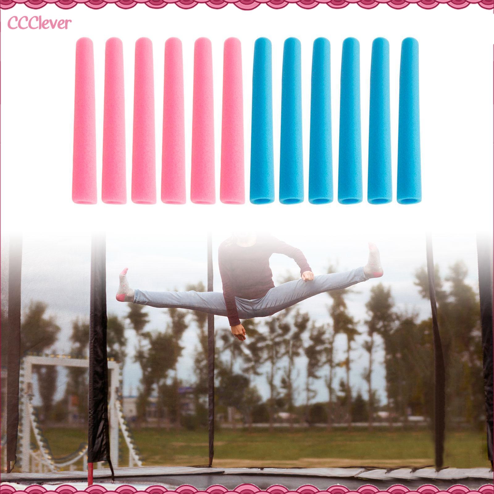 CCclever 12X Trampoline cực bọt tay áo Vỏ bảo vệ 40 cm trẻ em Trampoline phụ kiện đệm bọt cho ống Ống nhảy giường