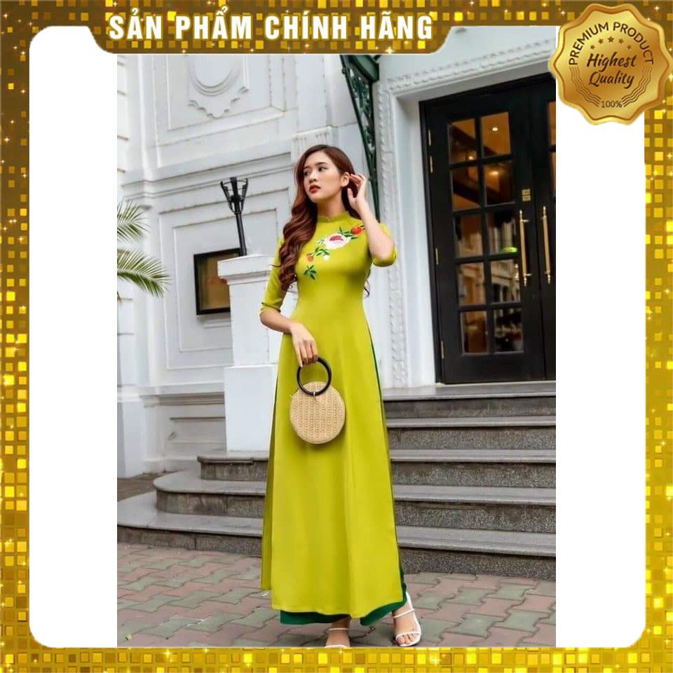 Siêu phẩm Áo dài lụa pháp siêu đẹp