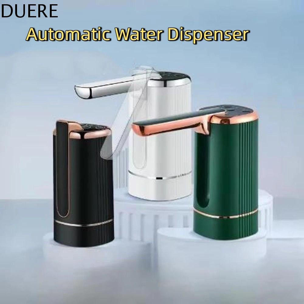 DUERE Nhựa Máy phân phối nước tự động Có thể gập lại Sạc USB Máy phân phối nước điện Tiện lợi Đa tốc độ Máy bơm nước điện dành cho gia đình