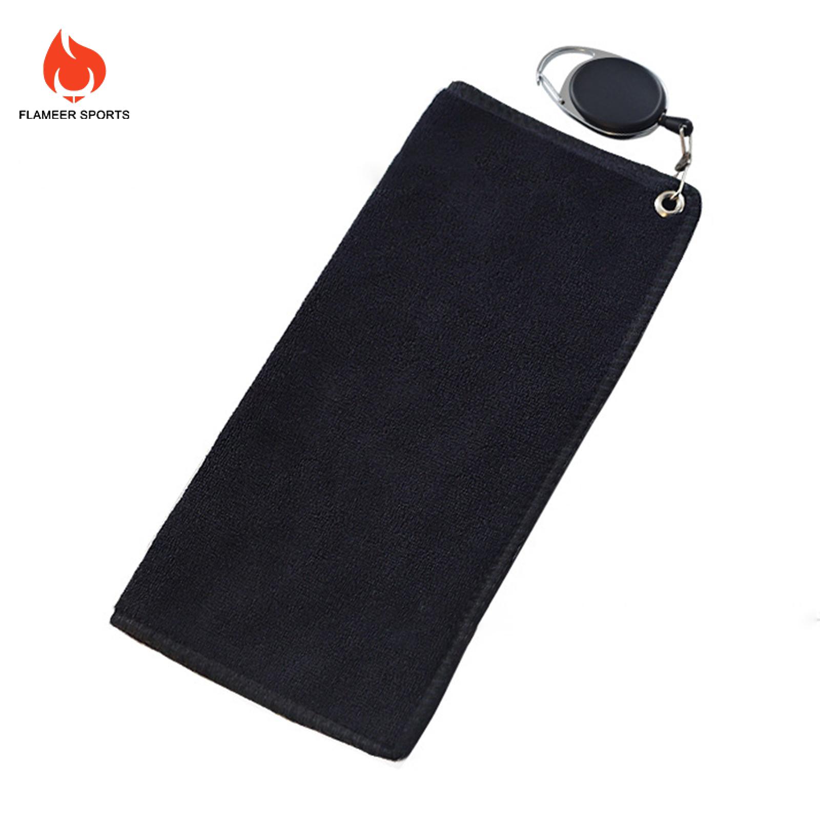 Flameer Khăn dùng trong đánh golf Golf khăn lau thấm mồ hôi mềm cơ động Trọng Lượng Nhẹ gậy đánh golf Khăn Cho Golf Những Người Yêu Thích Cho Thể Thao Tập Thể Dục