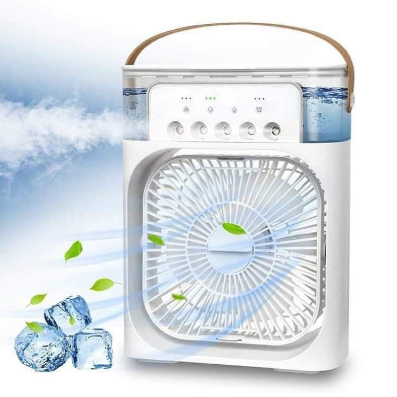 Quạt điều hoà hơi nước mini để bàn. quạt phun sương tạo ẩm làm mát .