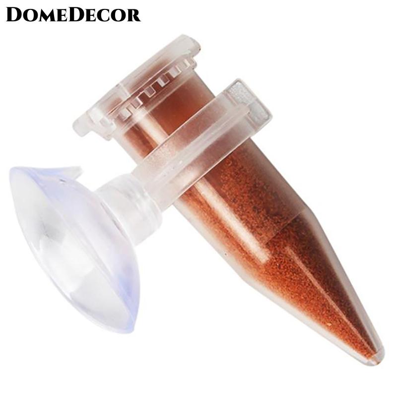 DomeDecor Máy cho cá ăn tự động cốc Phễu cho cá ăn hình côn với cốc hút