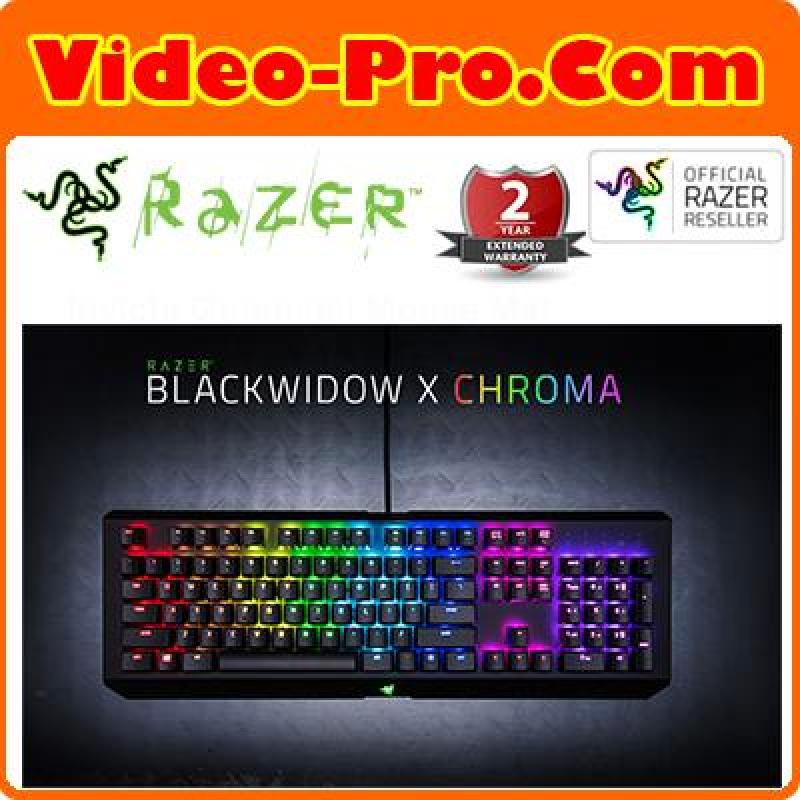 Razer BlackWidow X Chroma Gunmetal Edition - Mechanical Gaming Keyboard - US Layout RZ03-01762100-R3M1 Singapore