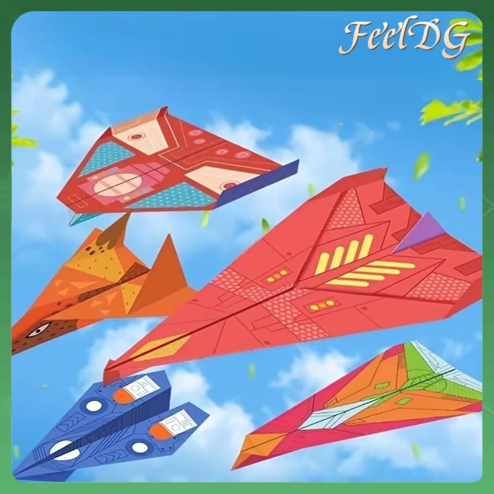 FEELDG 36 Sheets Origami 3D ​ Bộ Origami Máy Bay Giấy 12 mẫu mã ​ Giấy màu ​ Bộ dụng cụ thủ công tự làm Giáo dục Bộ khoa học STEM Quà tặng sinh nhật ngày lễ