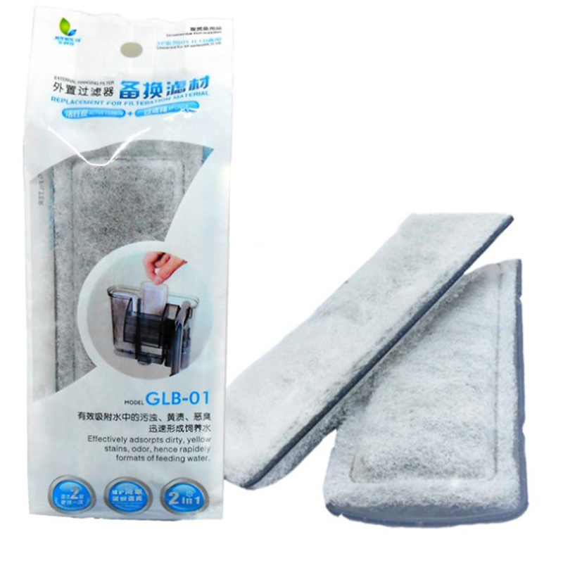 [tianjunmaoyi] 2PC Aquarium lọc bể lọc than hoạt tính lọc bông phương tiện truyền thông bọt