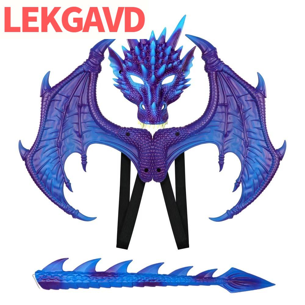 LEKGAVD แต่งตัวขึ้น ชุดหางมังกร การเล่นบทบาทสมมติ คอสเพลย์ ชุดฮาโลวีน สร้างสรรค์และสร้างสรรค์ อะนิเมะ ชุดมังกรแสงอัลตร้าฮาโลวีน ตกแต่งฮาโลวีน ราคา 495 บาท*ส่งฟรี