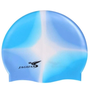 ภาพหน้าปกสินค้าPoca Swim Cap หมวกว่ายน้ำซิลิโคน Rainbow ลายกราฟฟิก รุ่น JAGUAR-Rainbow ซึ่งคุณอาจชอบสินค้านี้