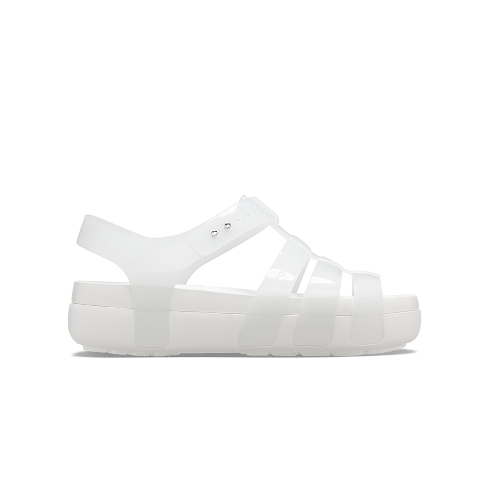 Xăng Đan Nữ Crocs Splash Glossy Fisherman White